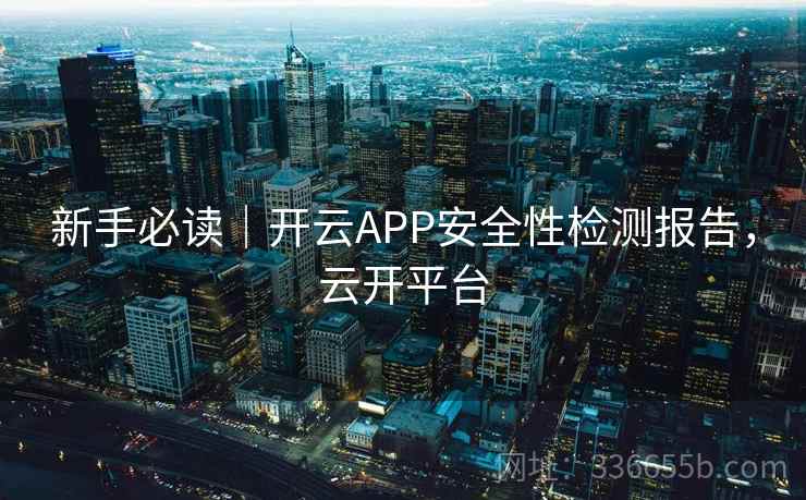 新手必读|开云APP安全性检测报告,云开平台 新手必读|开云APP安全性检测报告,云开平台
