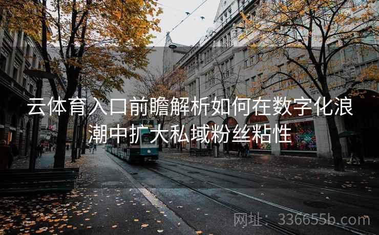 云体育入口前瞻解析如何在数字化浪潮中扩大私域粉丝粘性
